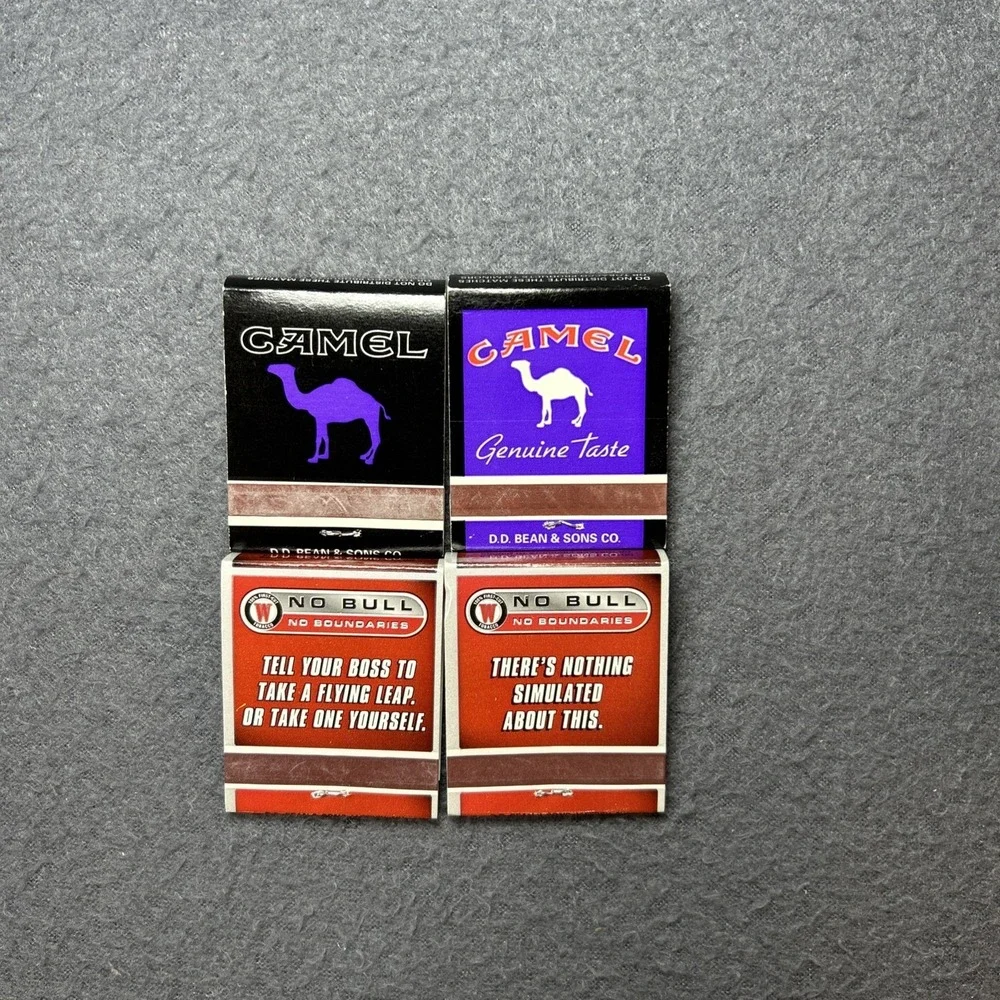 Vintage Matchbook Lot‎ Joe Camel Winston Cigarettes Collectible 4 Ephemera